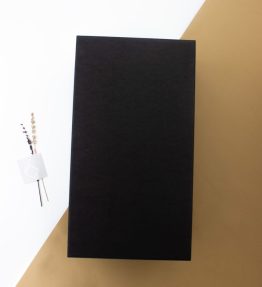 Siyah Merdane Ayakkabı Kutusu